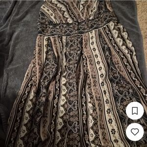 Bohemian Strapless Maxi Dress